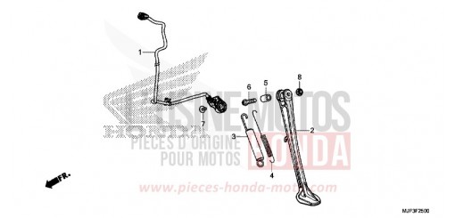 BEQUILLE LATERALE CRF1000DH de 2017